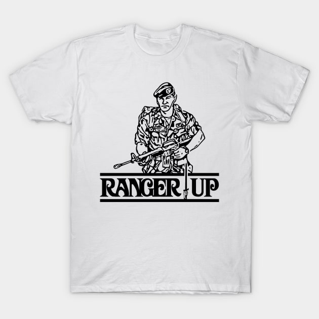 US Army Ranger (dark) T-Shirt by Doc Multiverse Designs